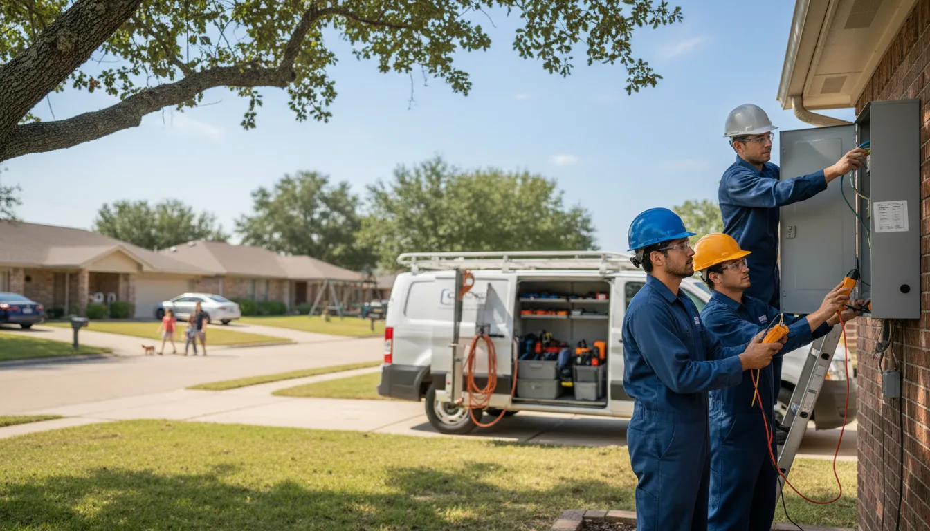 Certified electrician providing emergency electrical services in Fairmount, IL